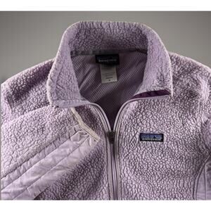 Patagonia Womens L Retro-X Jacket Synchilla Fleece Natural Deep Pile Gorpcore